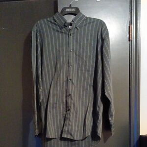Men's Black Striped Shirt